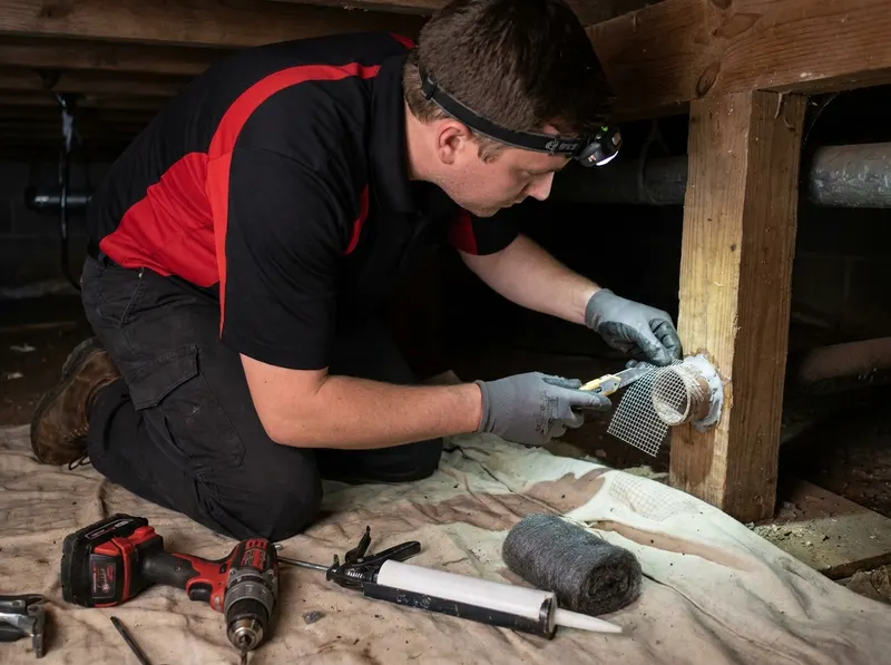 Crawl Space & Attic Rodent Exclusion in Little Rock, 